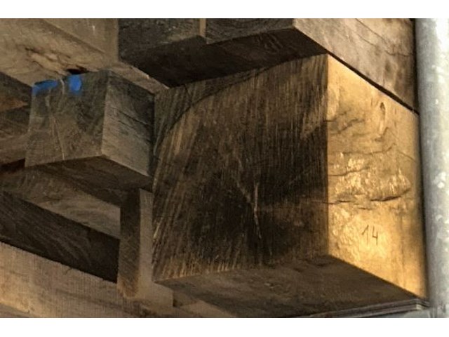 Europese eiken balken 1.393 m³ - afbeelding 6 van  7