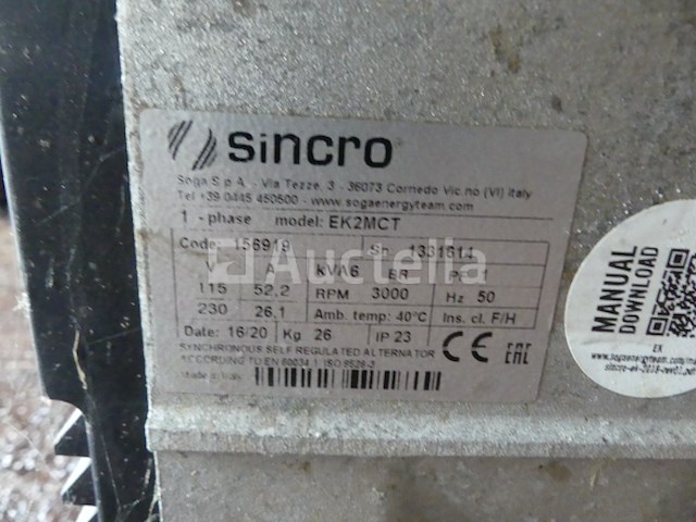 Europower ek2mct generatorset - afbeelding 1 van  8