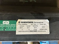 Europower ep6000de mobiele generator - afbeelding 7 van  9