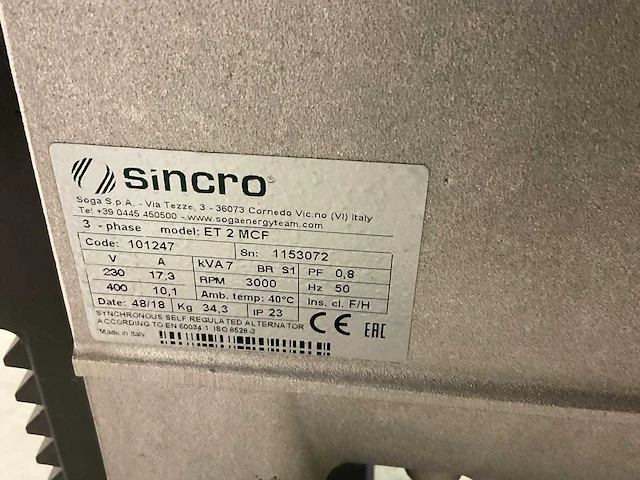 Europower ep6500t stroomgenerator - afbeelding 8 van  8