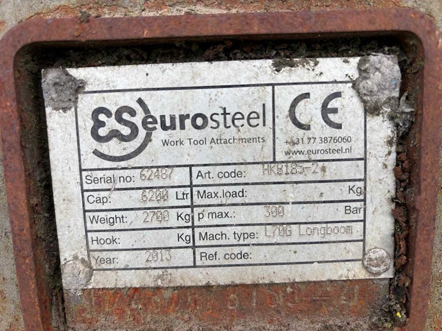 Eurosteel - hkb 185-2 - graafbak - afbeelding 6 van  6