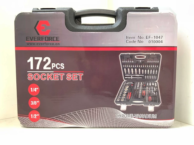 Everforce ef-1048 doppenset 1/2” 1/4” 3/8” - afbeelding 3 van  11
