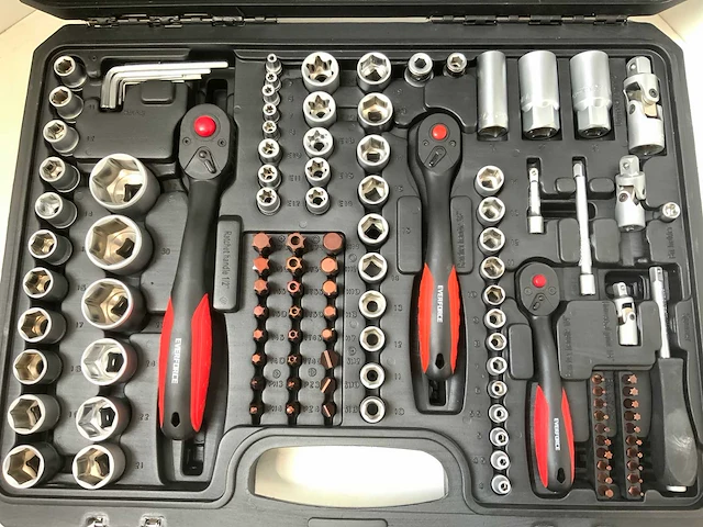 Everforce ef-1048 doppenset 1/2” 1/4” 3/8” - afbeelding 5 van  11