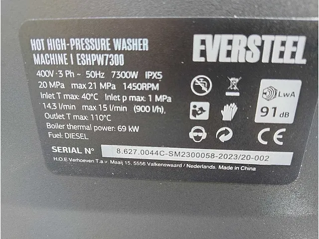 Eversteel - eshpw7300 - stoomreiniger - - afbeelding 5 van  13