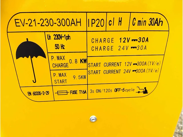 Eversteel - ev-21-230-300ah - accubooster - 2024 - afbeelding 6 van  7