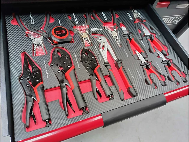 Eversteel 293pcs gereedschapswagen - afbeelding 3 van  17