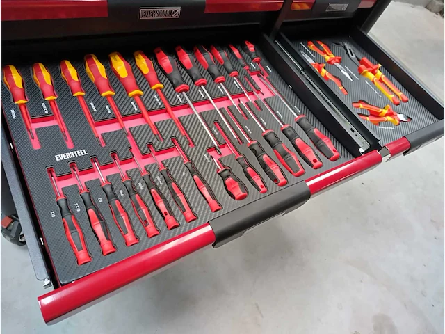 Eversteel 293pcs gereedschapswagen - afbeelding 13 van  17
