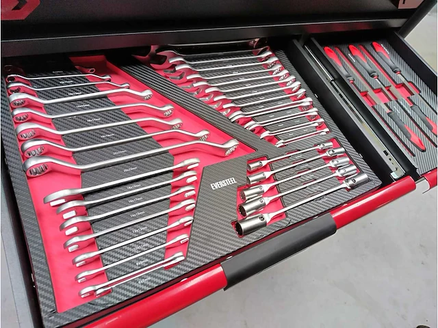 Eversteel 293pcs gereedschapswagen - afbeelding 14 van  17