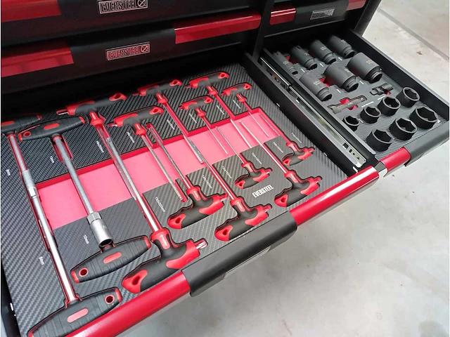 Eversteel 293pcs gereedschapswagen - afbeelding 16 van  17