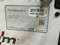 Ewm picotig 200 puls tig-lasapparaat - afbeelding 3 van  9