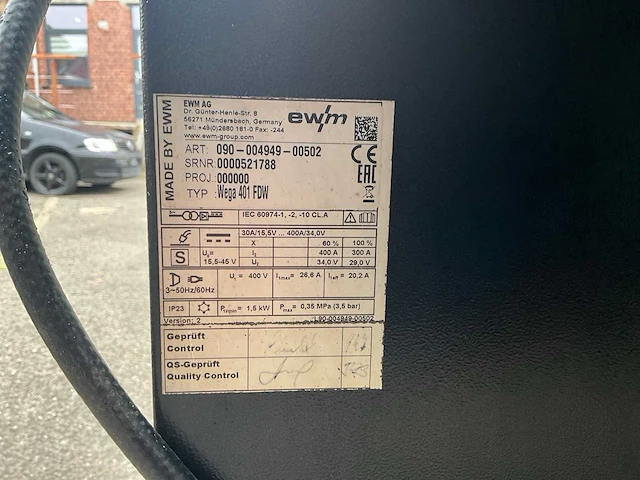 Ewm w 401 sega mig lasapparaat - afbeelding 19 van  21