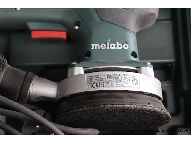 Excenterschuurmachine metabo sxe 3125 - afbeelding 2 van  2