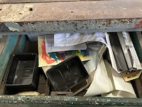 Exclusieve mobiele vintage werktafel - afbeelding 8 van  9