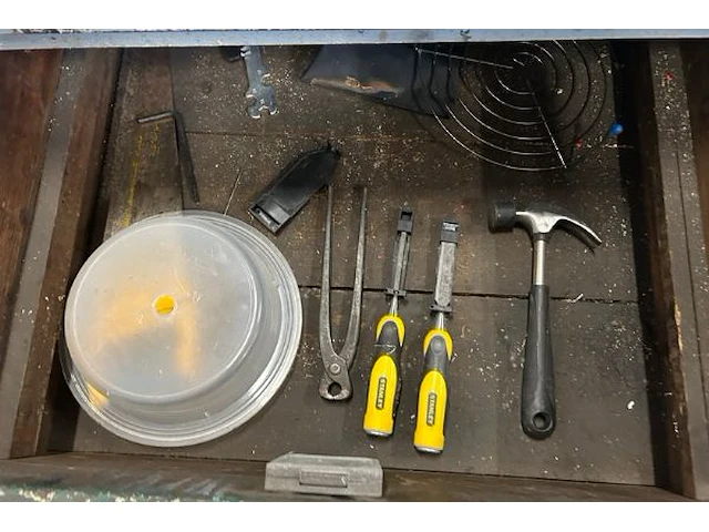 Exclusieve mobiele vintage werktafel - afbeelding 9 van  9