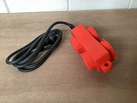 Exin stekkerdoos 4 voudig, 2 meter kabel (15x) - afbeelding 1 van  4