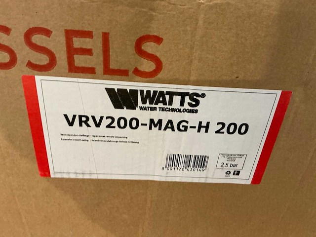 Expansievat watts vrv200-mag-h 200 - afbeelding 2 van  2