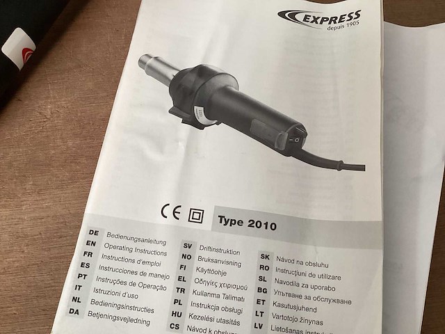 Express 2010 heteluchtpistool 1500 watt - afbeelding 3 van  5