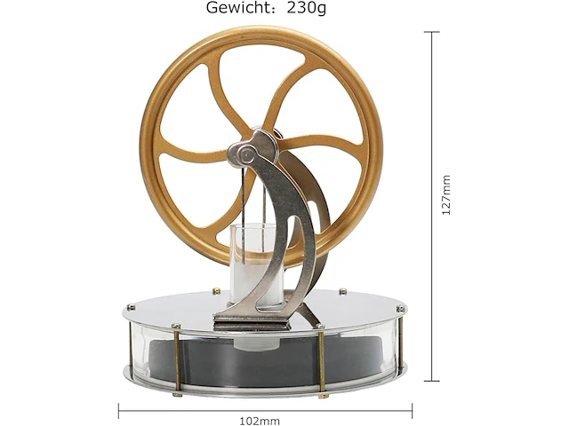 Exqline stirlingmotor - afbeelding 2 van  3