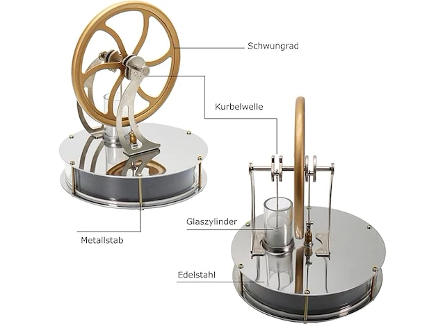 Exqline stirlingmotor - afbeelding 3 van  3