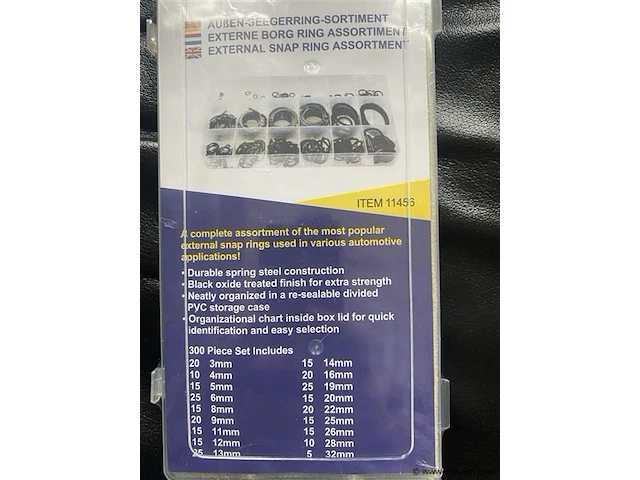 Extern borgringen assortiment. - afbeelding 1 van  2
