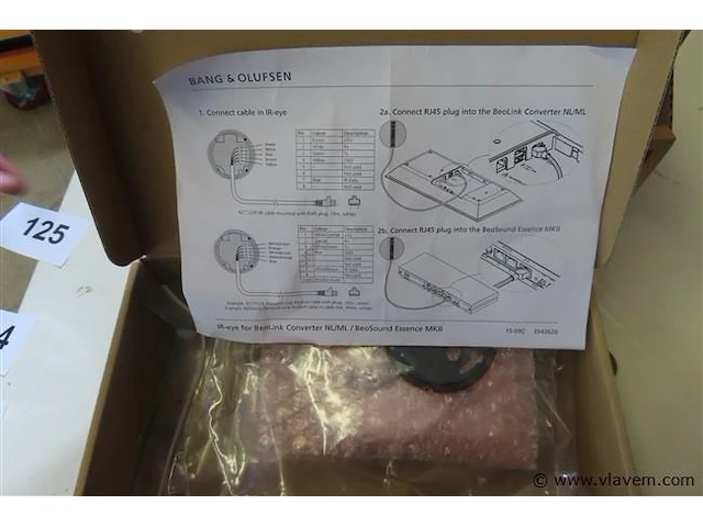 External ir eye for beolink converter, 2 verpakkingen - afbeelding 3 van  3