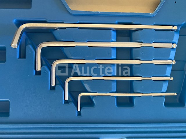 Extra lange imbus 10 delig in luxe koffer - afbeelding 1 van  7