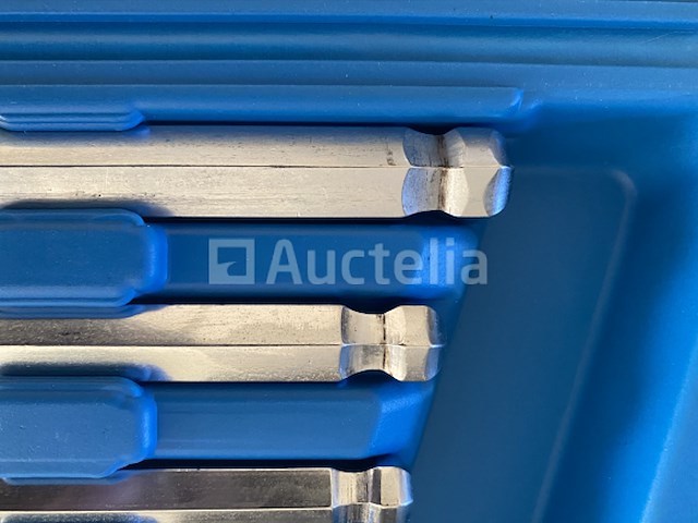 Extra lange imbus 10 delig in luxe koffer - afbeelding 3 van  7