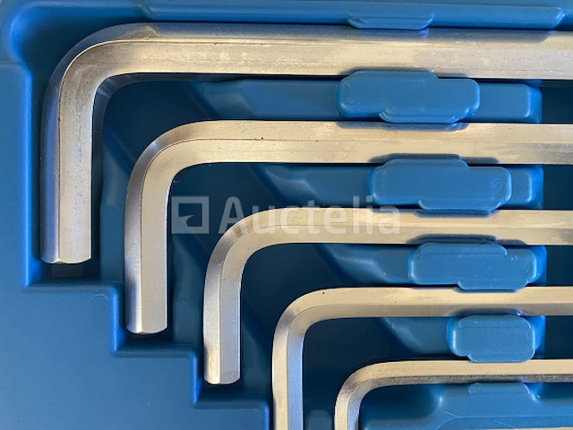 Extra lange imbus 10 delig in luxe koffer - afbeelding 4 van  7