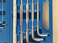 Extra lange imbus 10 delig in luxe koffer - afbeelding 3 van  7