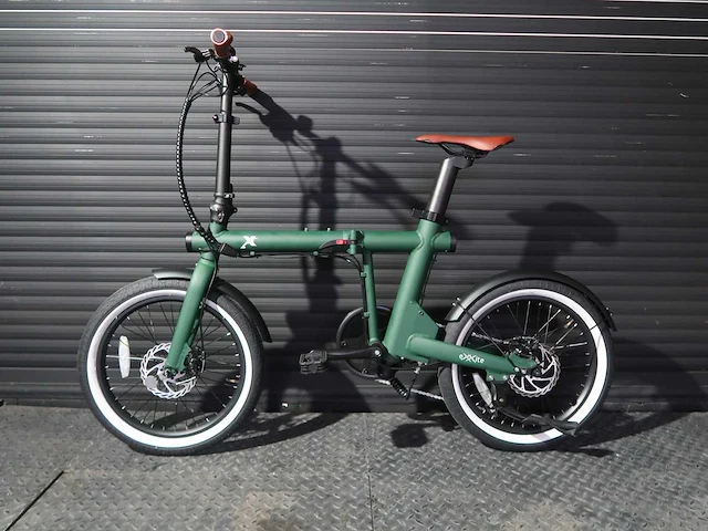 Exxite xs vouwfiets groen 36v10,5ah accu - afbeelding 1 van  15
