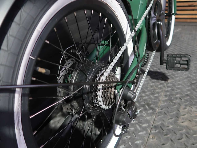 Exxite xs vouwfiets groen 36v10,5ah accu - afbeelding 8 van  15