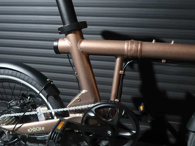 Exxite xs vouwfiets koper 36v10,5ah accu - afbeelding 10 van  17