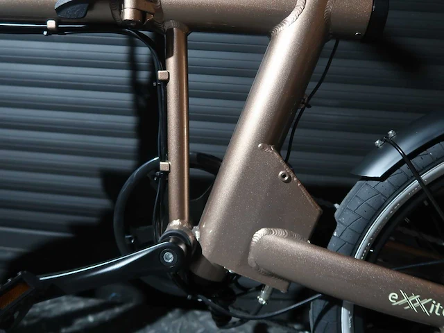 Exxite xs vouwfiets koper 36v10,5ah accu - afbeelding 7 van  17