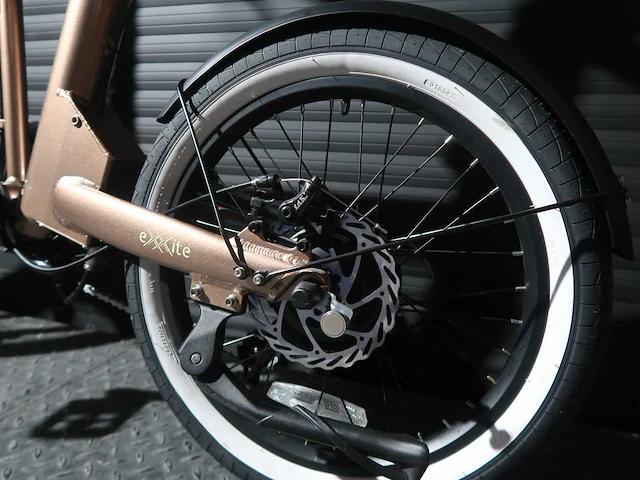 Exxite xs vouwfiets koper 36v10,5ah accu - afbeelding 12 van  17