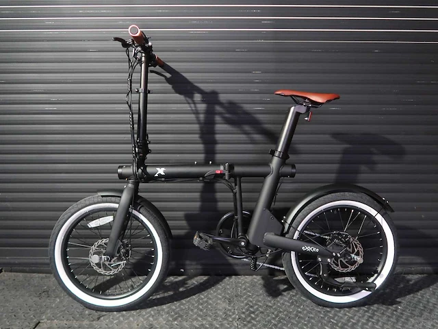 Exxite xs vouwfiets zwart 36v10,5ah accu - afbeelding 1 van  14