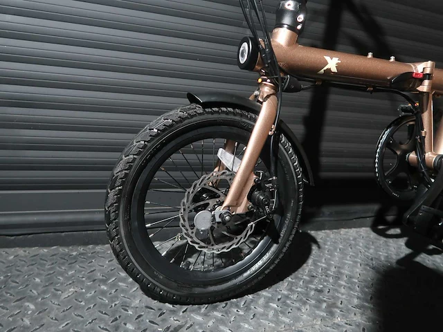 Exxite xxs vouwfiets koper 36v10,5ah accu - afbeelding 10 van  14