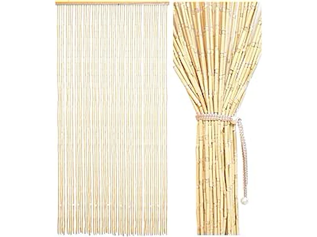 Ezcasch bamboegordijn (90 x 190 cm) - afbeelding 1 van  4