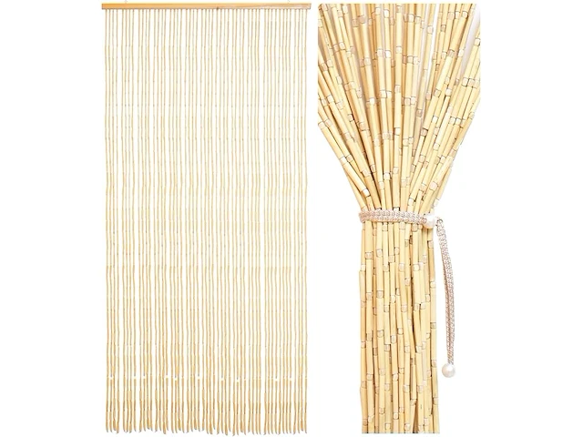 Ezcasch bamboegordijn (90 x 190 cm) - afbeelding 1 van  4