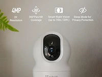 Ezviz 2k+ wi-fi pan tilt beveiligingscamera voor binnen - afbeelding 3 van  5