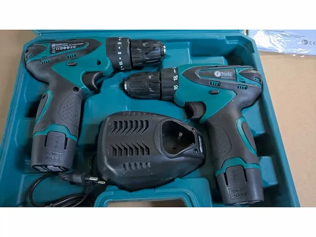 F tools - dubbele accuboormachineset - afbeelding 1 van  5