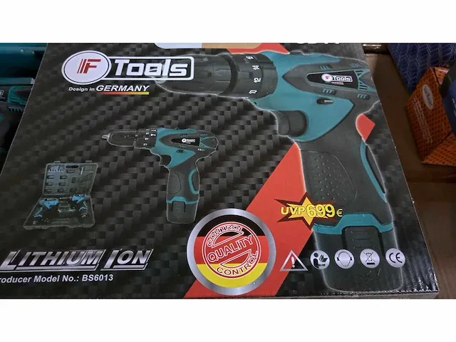 F tools - dubbele accuboormachineset - afbeelding 3 van  5