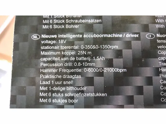 F tools - dubbele accuboormachineset - afbeelding 5 van  5