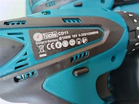 F-tools accu boormachineset 18v dubbele set - afbeelding 4 van  4