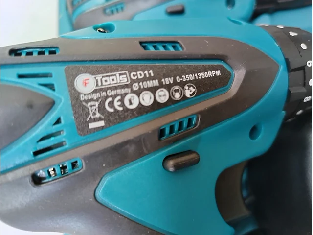 F-tools accu boormachineset 18v dubbele set - afbeelding 4 van  4
