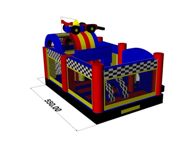 F1 springkasteel - afbeelding 5 van  5