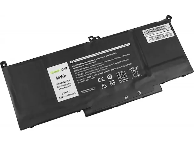 F3ygt accu voor dell latitude 7280 7290 7380 7390 7480 7490. - afbeelding 2 van  3