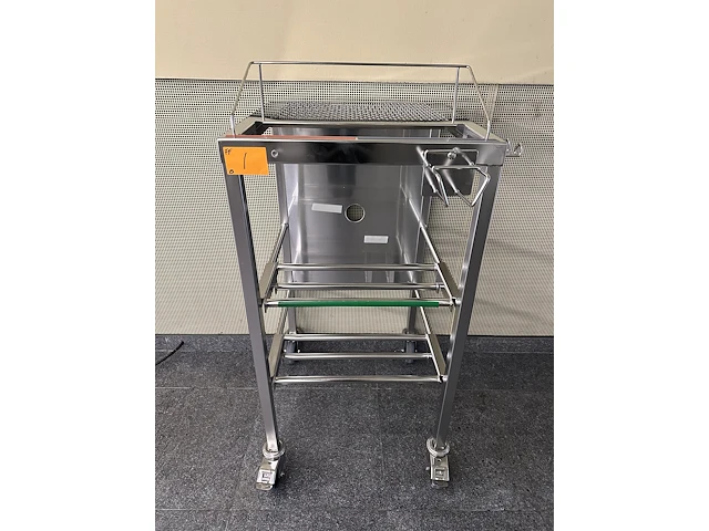 Fabcontent - 10x inox cart with wheels type i - afbeelding 1 van  1