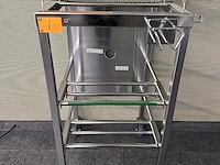 Fabcontent - 10x inox cart with wheels type i - afbeelding 1 van  1