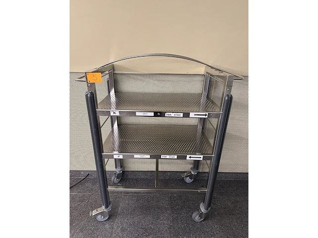Fabcontent - 3x inox cart with wheels type ix - afbeelding 1 van  1
