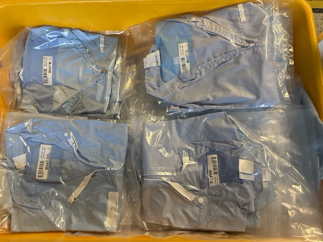 Fabcontent - 475x cleanroom suit blue (overall + hood) - afbeelding 1 van  1
